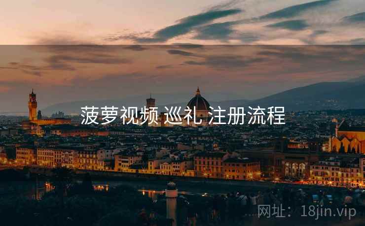 菠萝视频 巡礼 注册流程