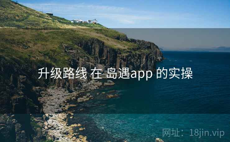 升级路线 在 岛遇app 的实操 升级路线 在 岛遇app 的实操